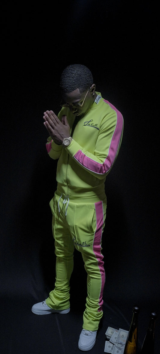 "Slime Green" Stacked Tracksuit